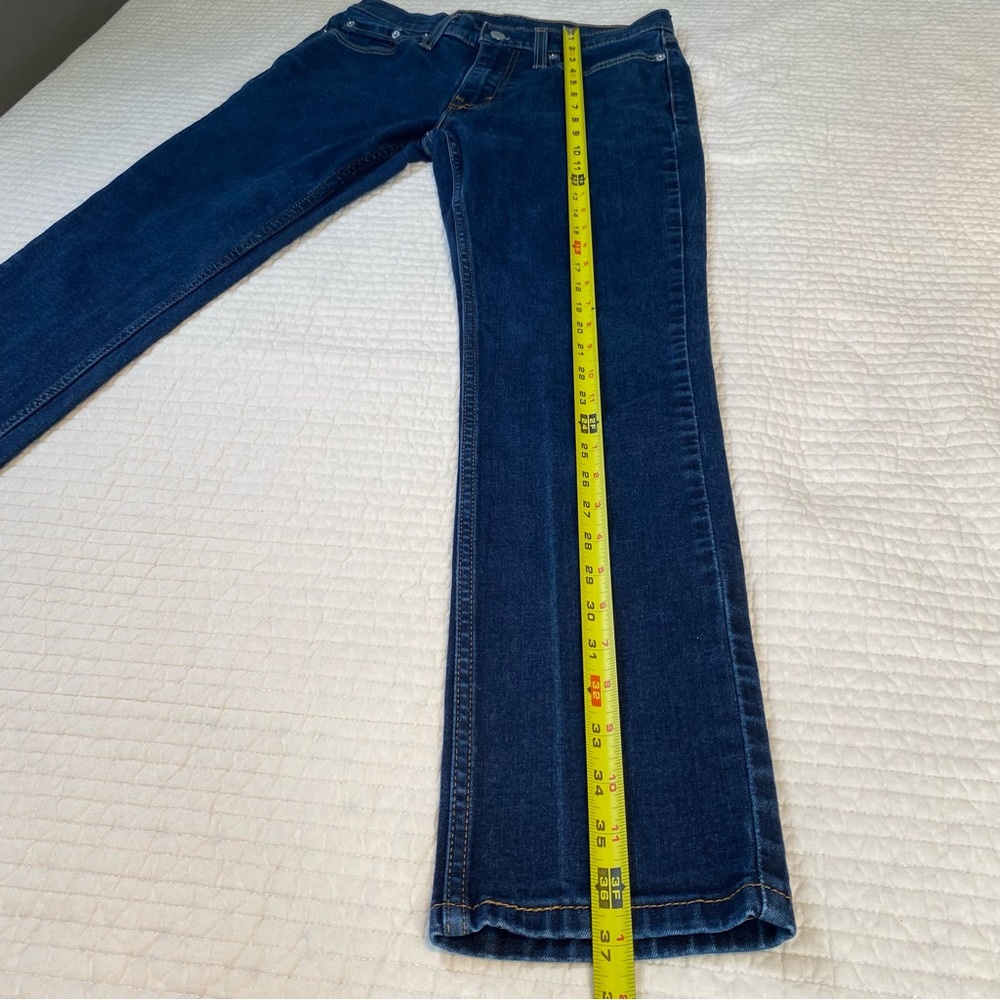 Levi's 511 Slim Fit Men's Dark Hollow Dark Wash Stretch Denim Jeans Size 29 - Picture 11 of 16